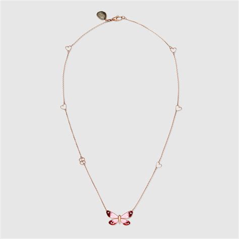 gucci flora necklace|gucci flora rose gold necklace.